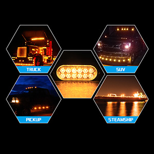 Strobe Truck Lights Wide Application Features