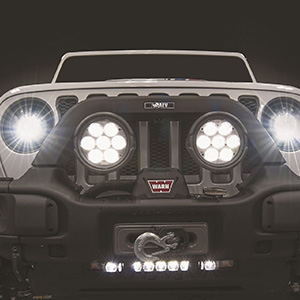 Montagem de luzes LED off road