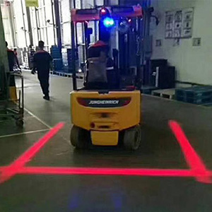 Lampu Zona Merah Forklift