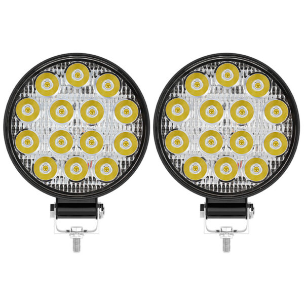 42W 4 inch Round Led Off Road Lights Jeep Wrangler Led Offroad Lights