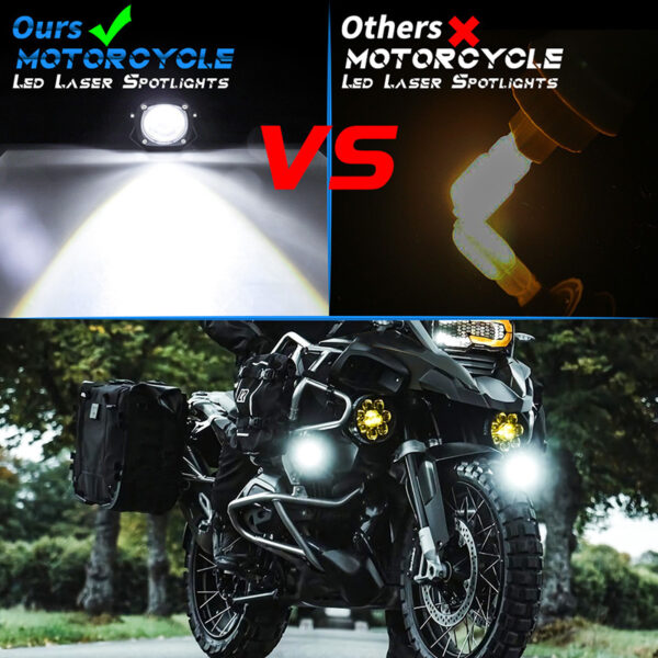 Motorcycle Led Auxiliary Lights Spotlights Motorcycle Led Driving Lights Led Lamp