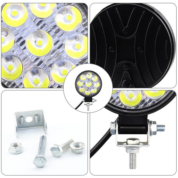 27 Watt 3 inch Round Led Offroad Lights 27w 3 inch Round Led Driving Lights