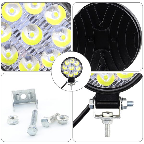 27 Watt 3 inch Round Led Offroad Lights 27w 3 inch Round Led Driving Lights - Image 2