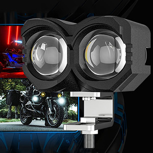 Motorcycle Led Spotlights Easy Installation