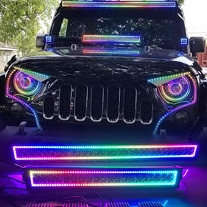 easy installation rgb light bar for truck