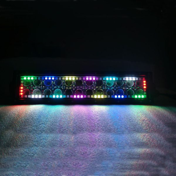Voiture de barre lumineuse LED RVB de 20 pouces
