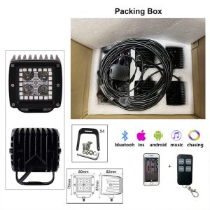 RGB led light pods package